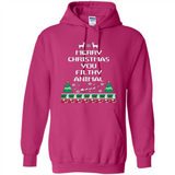 Merry Christmas You Filthy Animal Sweatshirt PINGPONG
