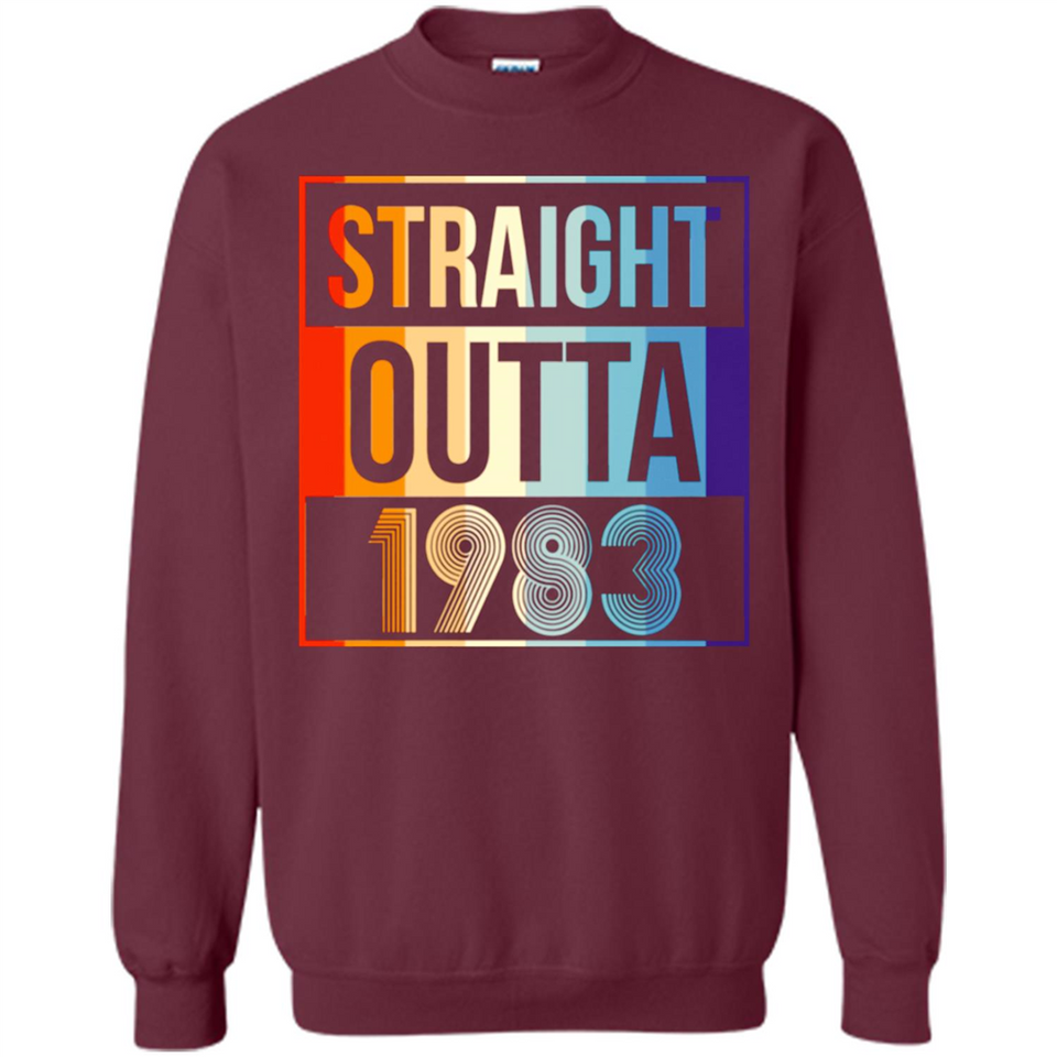 Retro Straight Outta 1983 35 Years Old - Sweatshirt