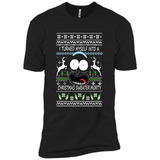 RICK AND MORTY-I TURNED MYSELF INTO A CHRISTMAS SWEATER MORTY UGLY XMAS SWEATER