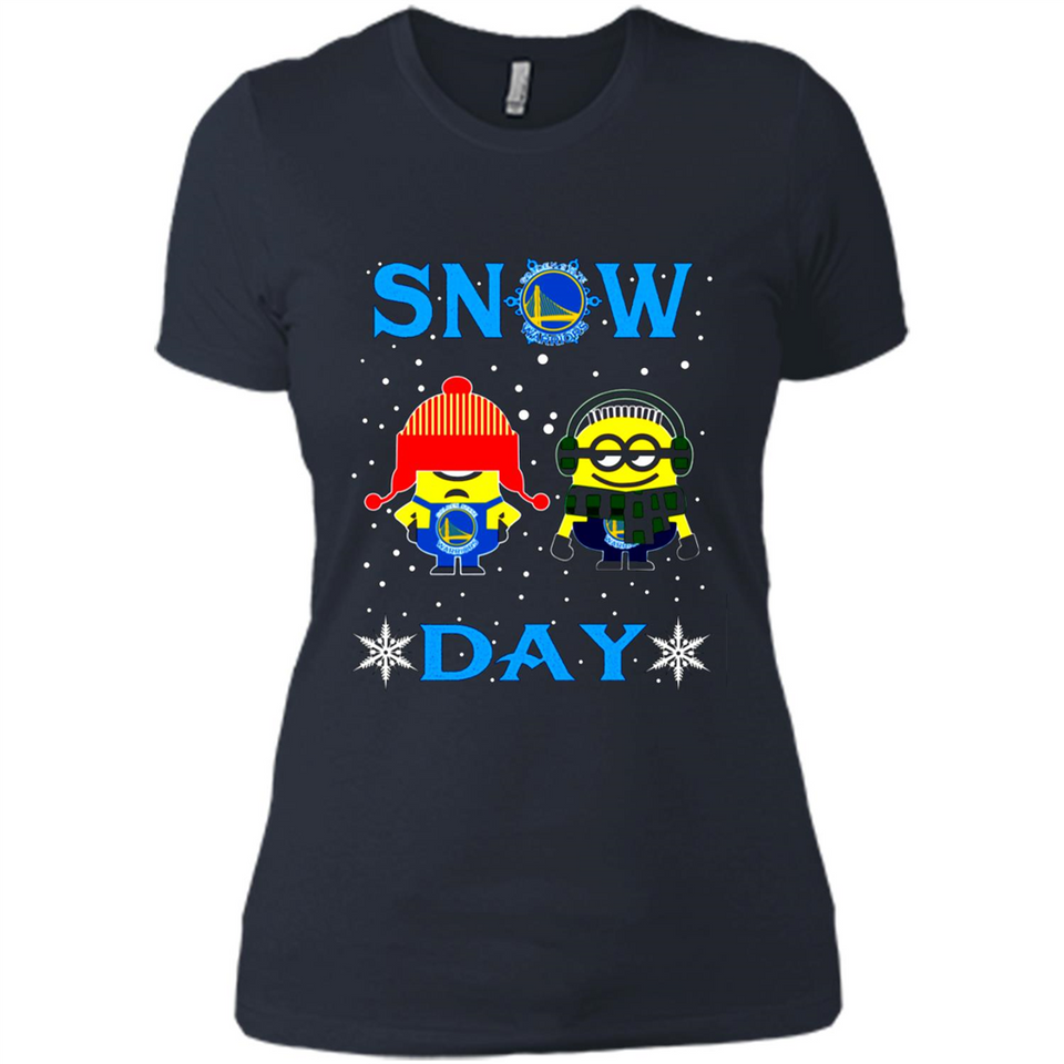 Snow Day Shirt For Golden State Warriors Vs Minion Fans pingpong