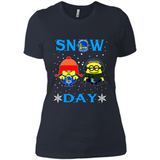 Snow Day Shirt For Golden State Warriors Vs Minion Fans pingpong