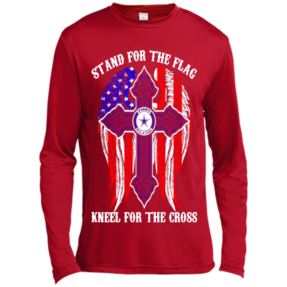 Dallas Cowboys - stand for the flag kneel for the cross