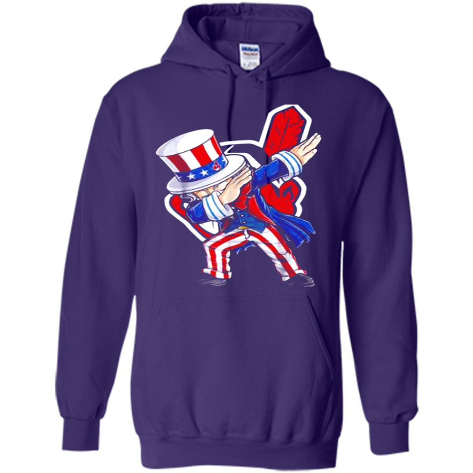 MLB CLEVELAND INDIANS UNCLE SAM DABBING INDEPENDENCE DAY