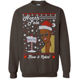 North Pole Born and Raised Shirt, Merry Xmas Ugly Christmas - Sweatshirt