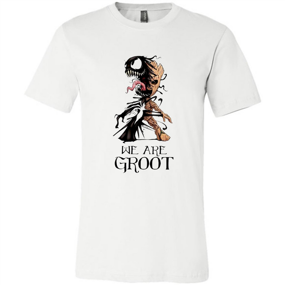 We Are Groot Venom MERCHCUTE - Canvas Unisex T-Shirt
