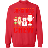 CHRISTMAS CREW Shirt X-mas Santa Snowman Reindeer Elf - Sweatshirt