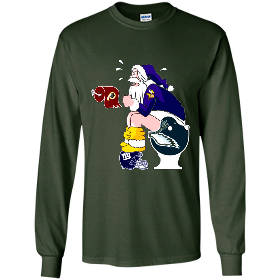 Minnesota Vikings Toilet Santa Claus PINGPONG