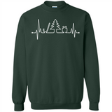 Heartbeat Christmas Tree T-shirt Funny Xmas Costume