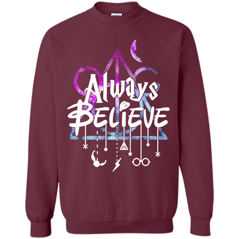 HIPPIE MOON MICKEY DEATHLY HALLOWS ALWAYS BELIEVE