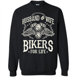 Husband & Wife Biker For Life Couple