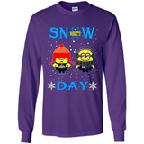 Snow Day Shirt For Denver Nuggets Vs Minion Fans pingpong