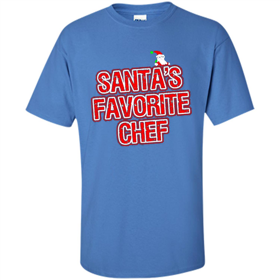 Funny Christmas Clothes - Santas Favorite Chef - Shirt