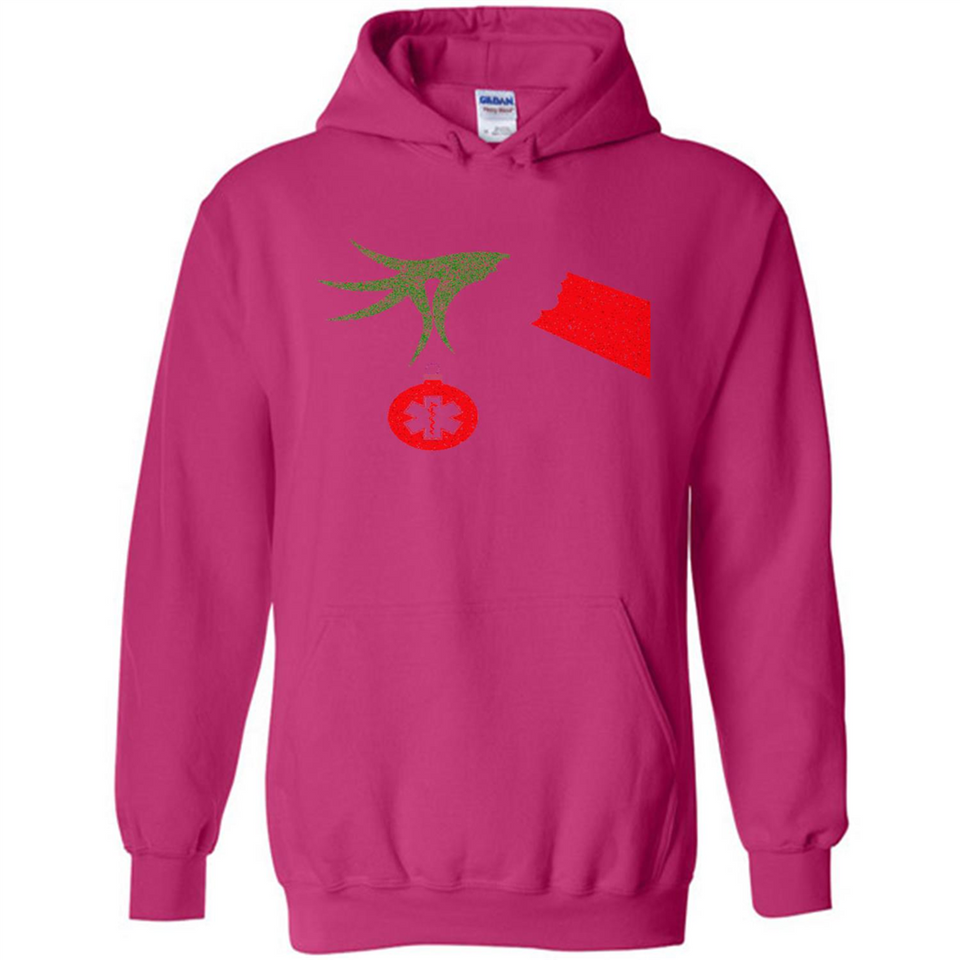Funny Grinch Hand holding Doctor ornament Christmas Sporty T-Shirt - Hoodie