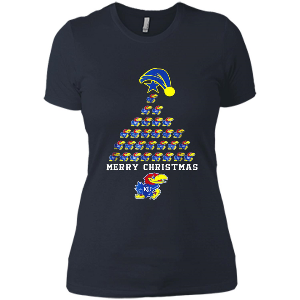 Perfect Kansas Jayhawks Christmas Tree PINGPONG