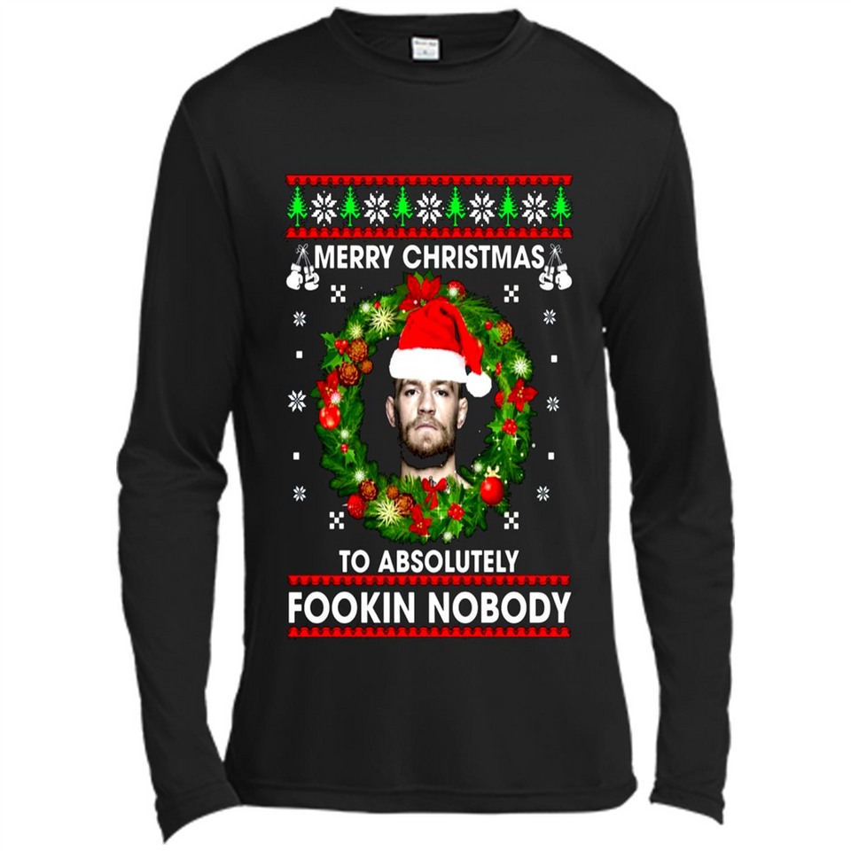 Merry Fookin Christmas Conor Mcgregor sweater PINGPONG