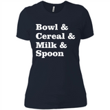 Tasty Cereal Recipe Bowl Milk Spoon