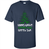 Looks Great Little Full Lotta Sap Funny Christmas Mug PINGPONG - Shirt