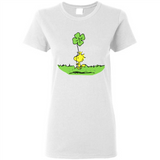 Snoopy Woodstock Shamrock - Ladies Short-Sleeve