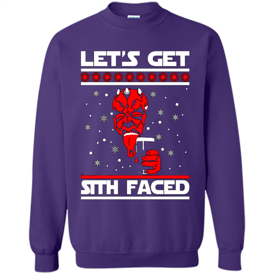 Let’s get sith faced Christmas sweatshirt PINGPONG
