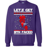 Let’s get sith faced Christmas sweatshirt PINGPONG