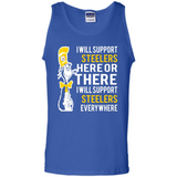 Shirt For Dr Seuss Cat And Pittsburgh Steelers Fans - Tank Top