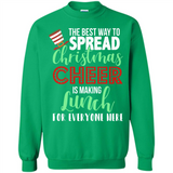 Spread Christmas Cheer Lunch Family Xmas Gift Ls - Sweatshirt