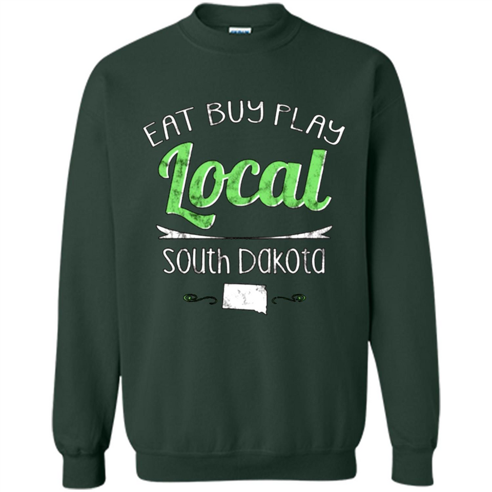 Eat Buy Play Local South Dakota Distressed PING PONG