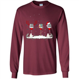Christmas Red Wine - Merry Xmas T-Shirt - Long Sleeve T-Shirt