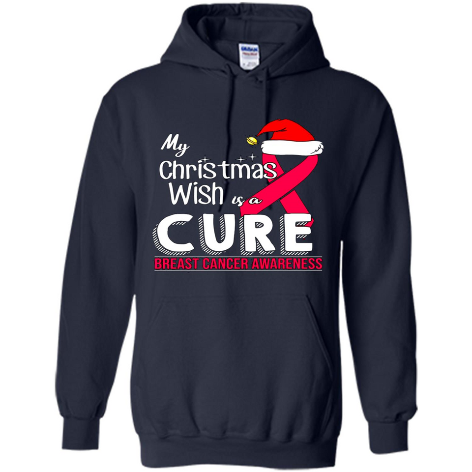My Christmas Wish Is A Cure Breast Cancer Awareness sweater PINGPONG