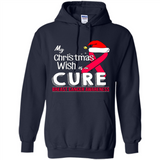 My Christmas Wish Is A Cure Breast Cancer Awareness sweater PINGPONG