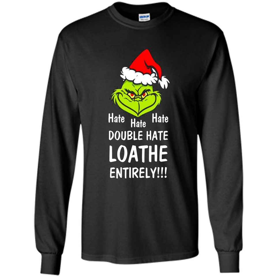 Mr Grinch hate hate hate double hate loathe entirely sweater PINGPONG