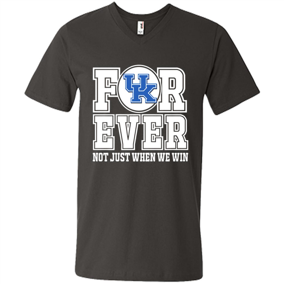 Kentucky Wildcats Forever For ever not just when we win - Men's V-Neck