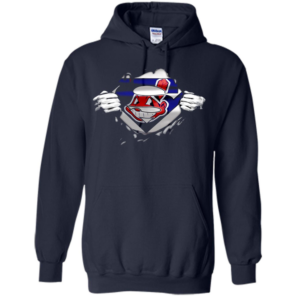 Cleveland Indians And Superman Fans - Hoodie