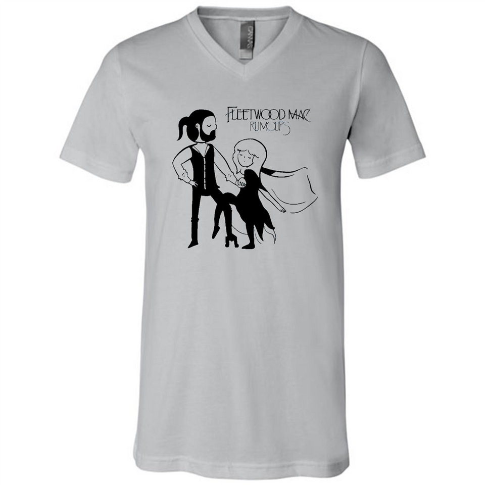 Fleetwood Mac Rumours Shirt PINGPONG - Canvas Unisex V-Neck