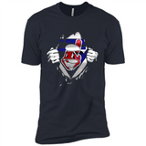 Cleveland Indians And Superman Fans - Premium Short Sleeve T-Shirt