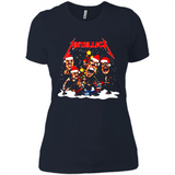 Metallica christmas sweatshirt hoodie long PINGPONG - Ladies' Boyfriend T-Shirt