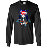 Chicago Cubs Halloween The Nightmare Before Christmas - Long Sleeve T-Shirt