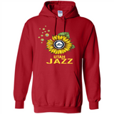 Utah Jazz Basketball Sunflower