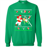 Santa vs Deer Football Ugly Christmas PINGPONG