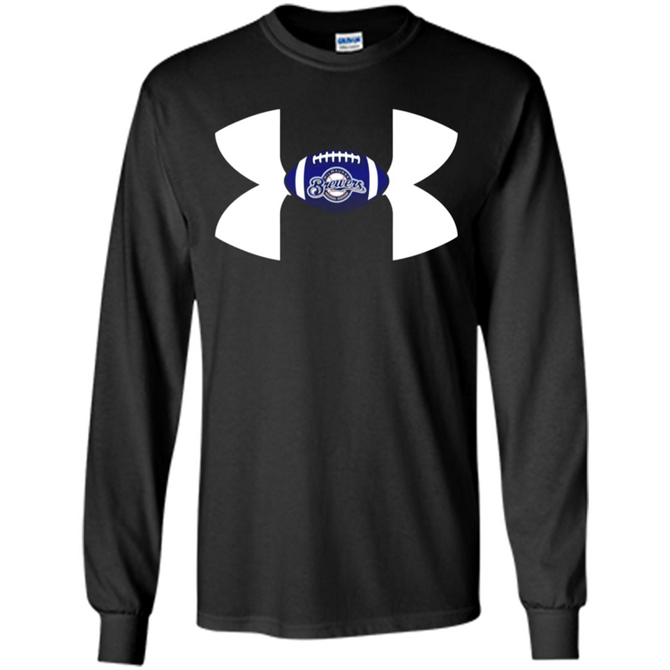 Milwaukee Brewers Under Armour Logo - Long Sleeve T-Shirt
