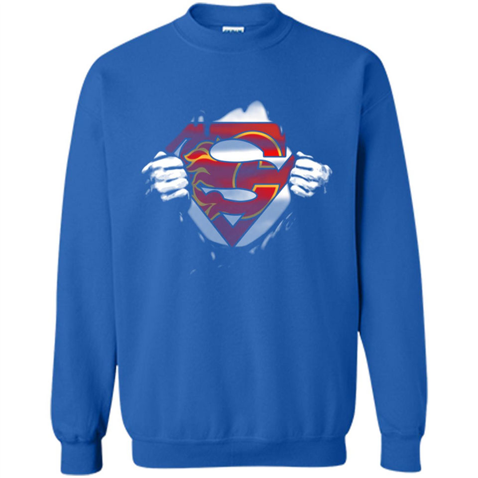Calgary Flames And Superman Fans - Sweatshirt