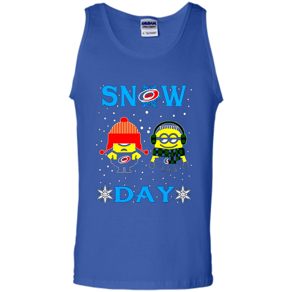 Snow Day Shirt For Carolina Hurricanes Vs Minion Fans pingpong