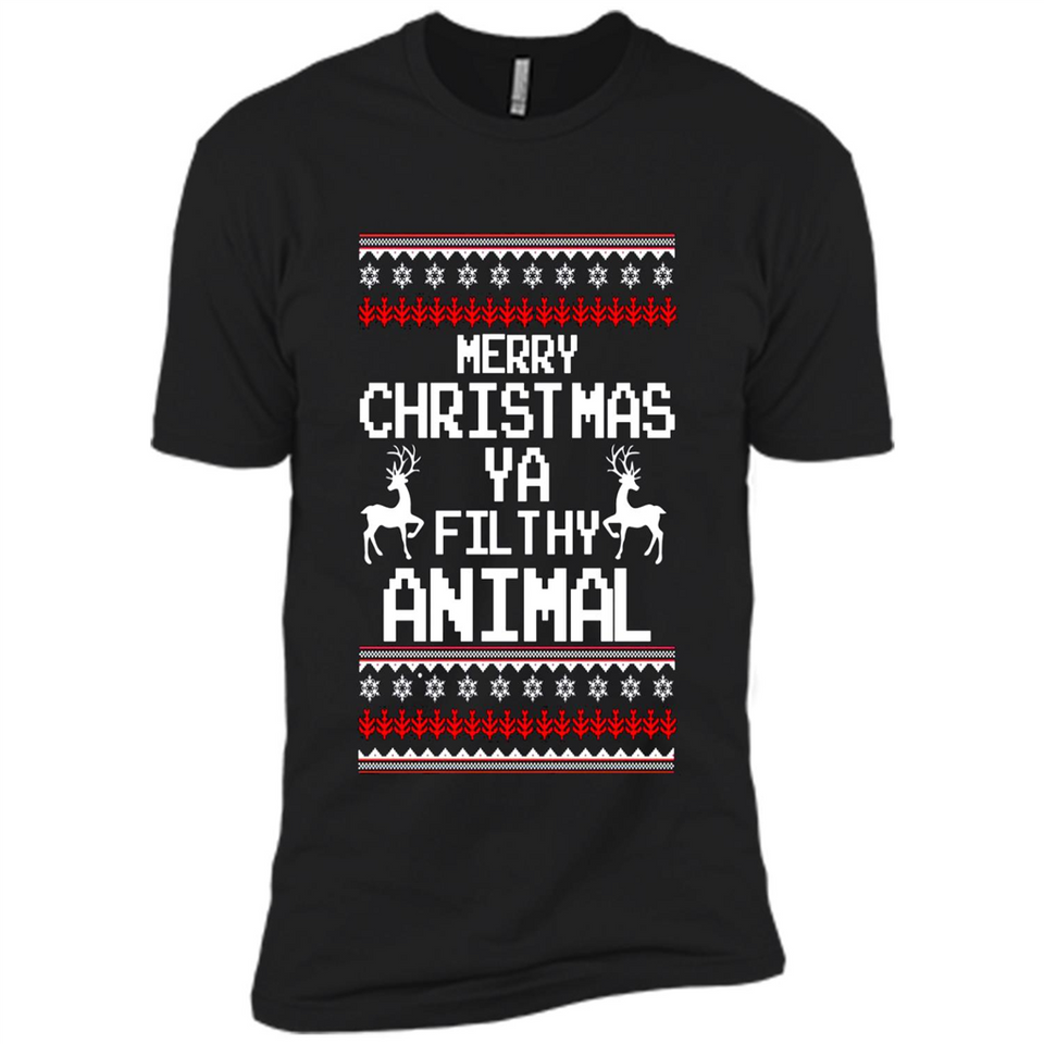 Merry Christmas ya filthy animal ulgy sweater PINGPONG