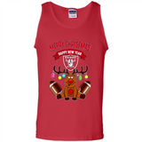 Oakland Raiders NFL Reindeer Funny Merry Christmas And Happy New Year