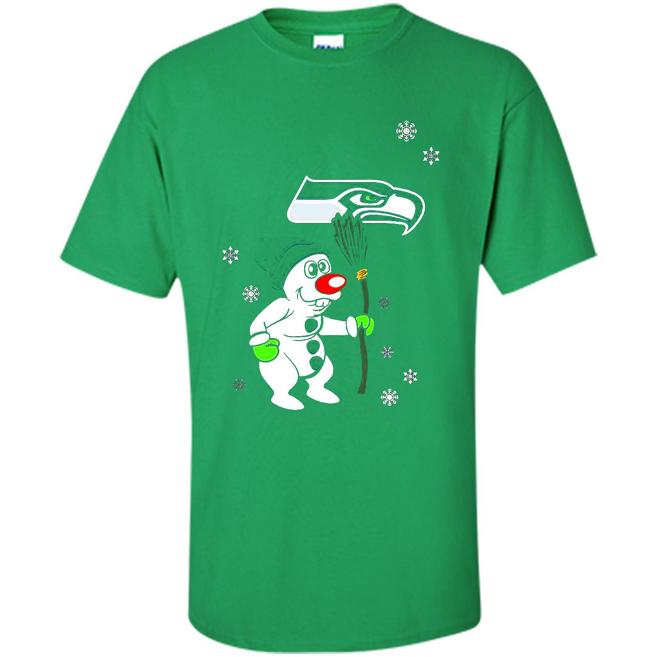Seattle Seahawks Snowman