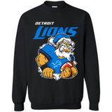 Grumpy Santa Claus Detroit Lions Football Team PINGPONG