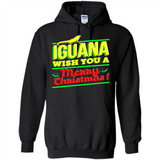 Iguana Wish You A Merry Christmas Animal - Hoodie
