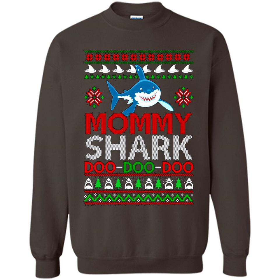 Mommy shark Doo Doo Doo Christmas sweatshirt PINGPONG