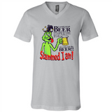 Slammed I Am I Would Drink Beer With A Goat On A Boat Shirt - Canvas Unisex V-Neck