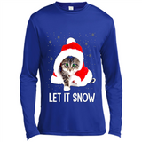 Let It Snow Cat Christmas sweater PINGPONG